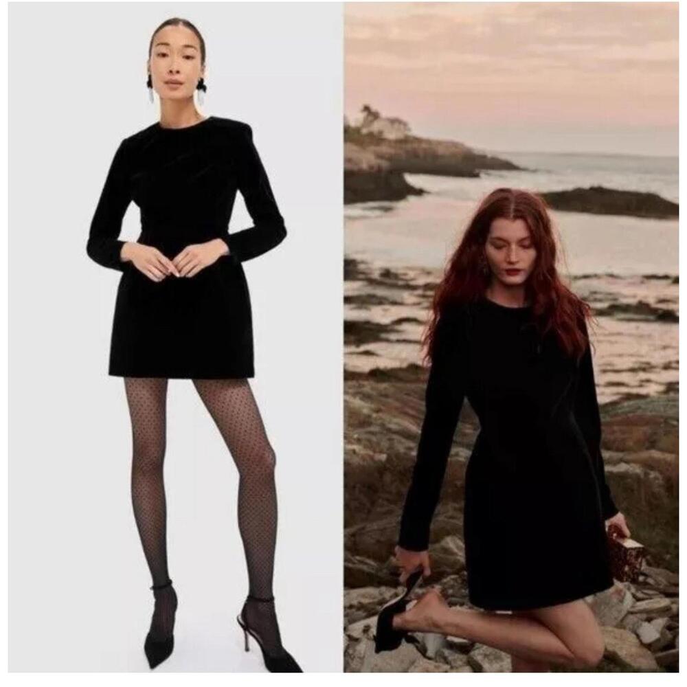Tuckernuck Black Long Sleeve Dress